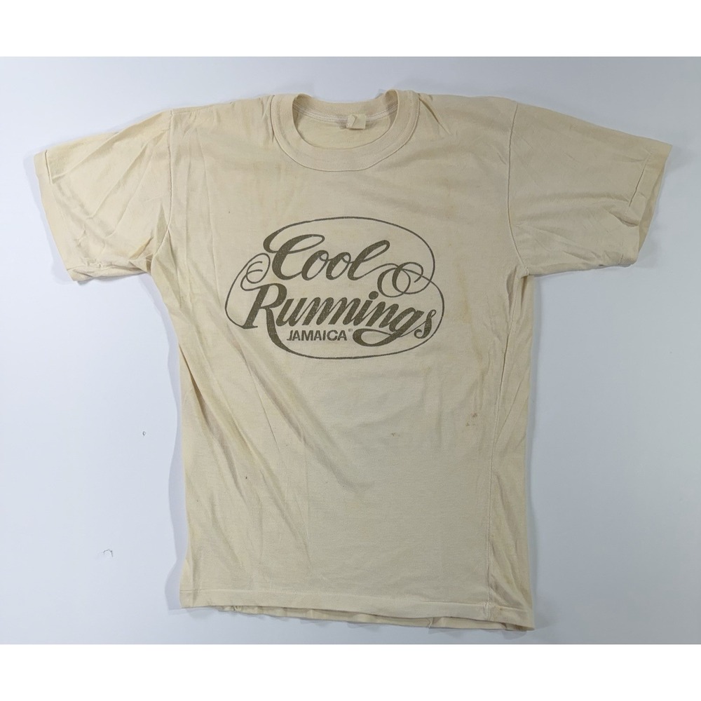 Vintage 90s Cool Runnings Jamaica Movie T Shirt Disney Promo Single Stitch
